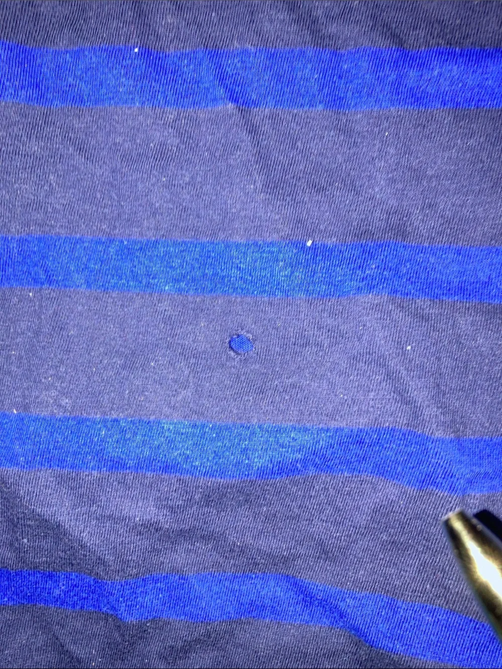 Ralph Lauren Black & Royal Blue Striped Long-Sleeve Tee